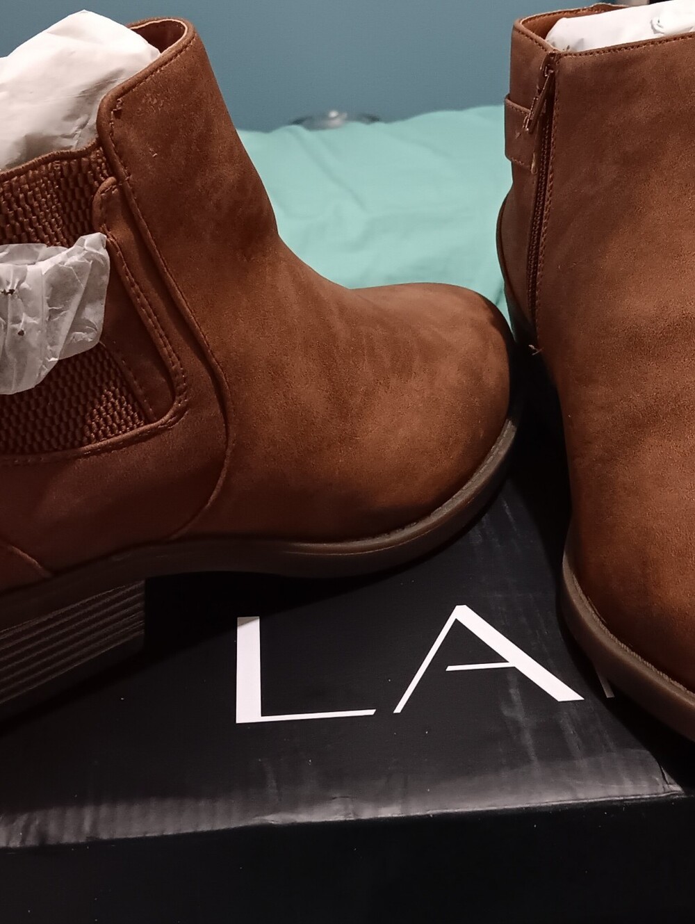 Women’s Lane Bryant Brown Casual Ankle Boots Size 12w